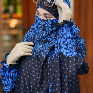 Khimar blue color
