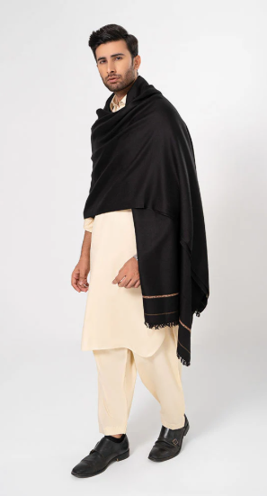 নরসিংদীর উলের শাল - স্পেশাল ব্লাক