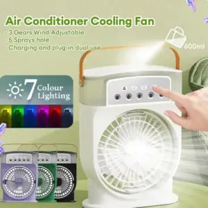 Dual Battery Cooling Mist Fan