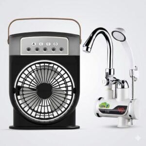 Mist fan with Mini Geyser